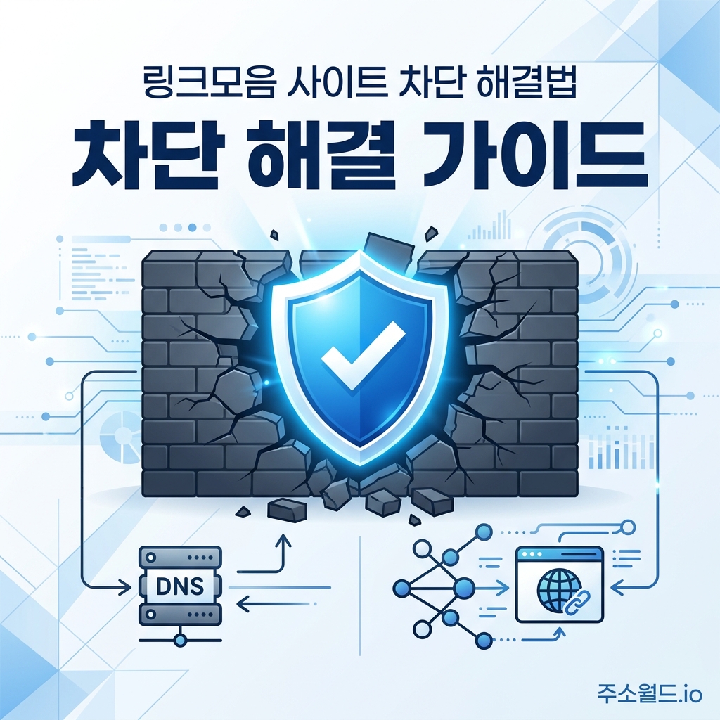 링크모음 사이트가 갑자기 막혔을 때 — DNS 변경으로 5분 안에 해결하는 법